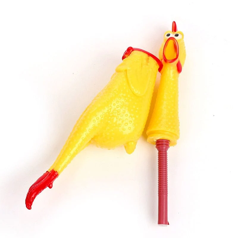 Screaming Chicken Squeeze Sound Dog Chew Toy - Image 5