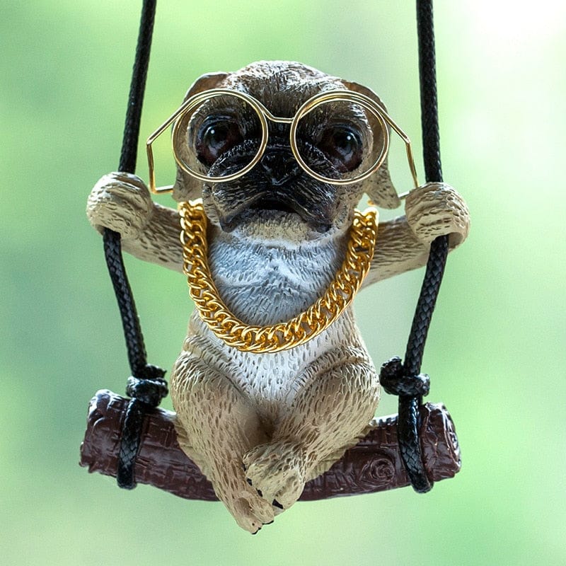 New Resin Cute Dog Anime Car Accessories - Image 7