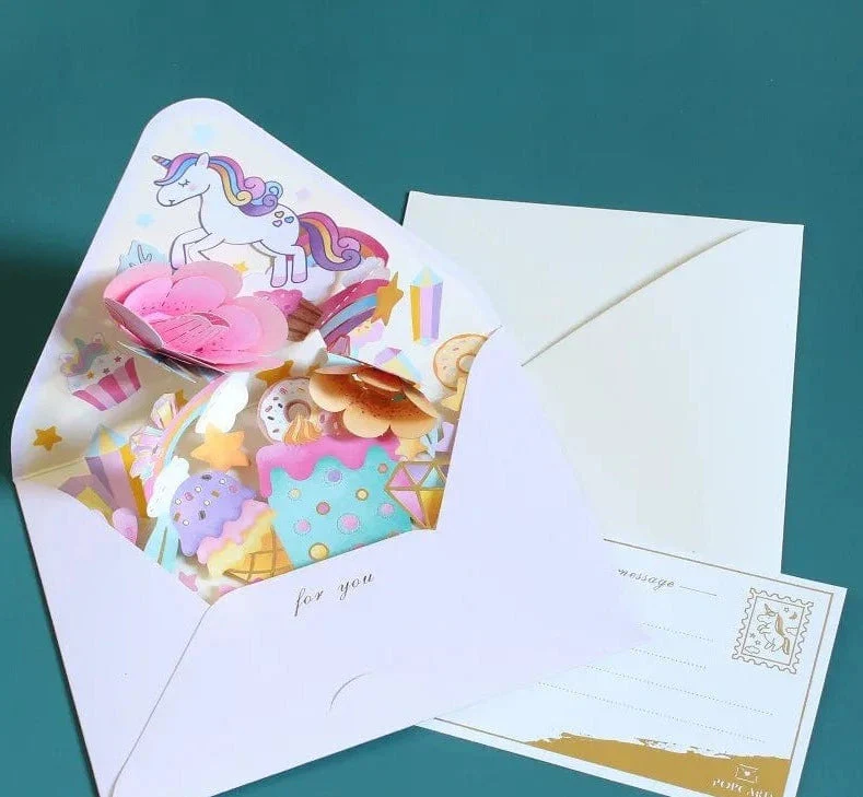 New Romantic Flower 3D Pop-up Greeting Cards - Image 11