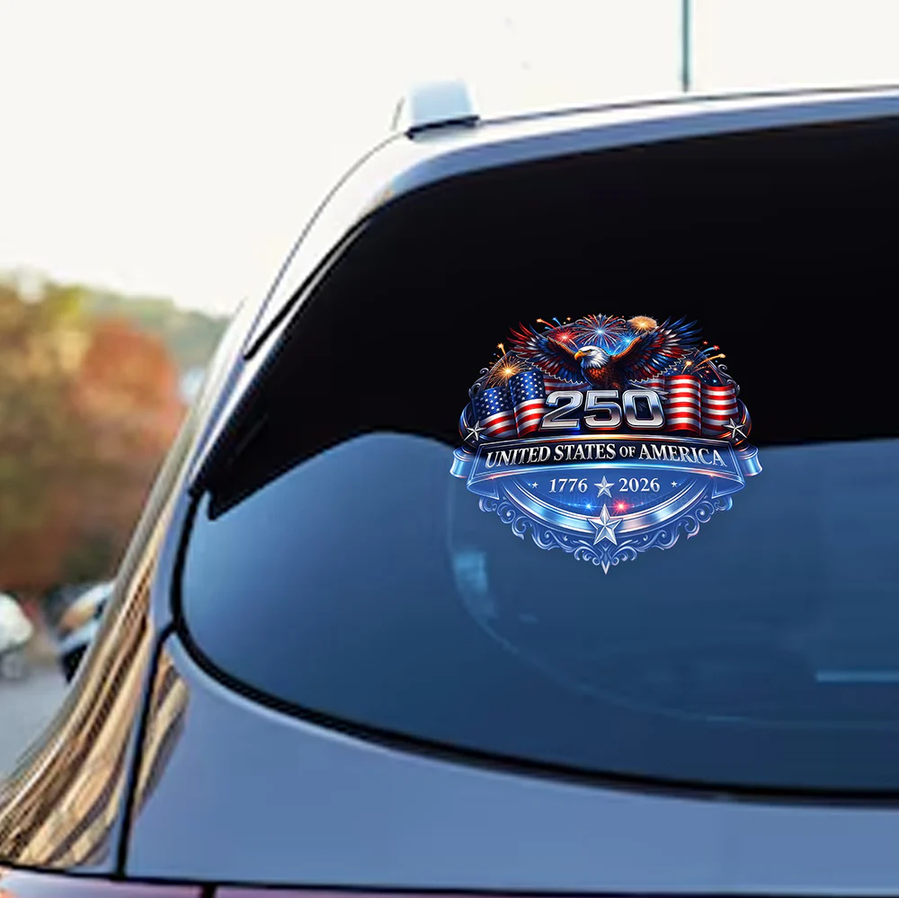 250 United State of America 1776 - 2026 Car Window Decal Sticker HO82 901380 - Image 7
