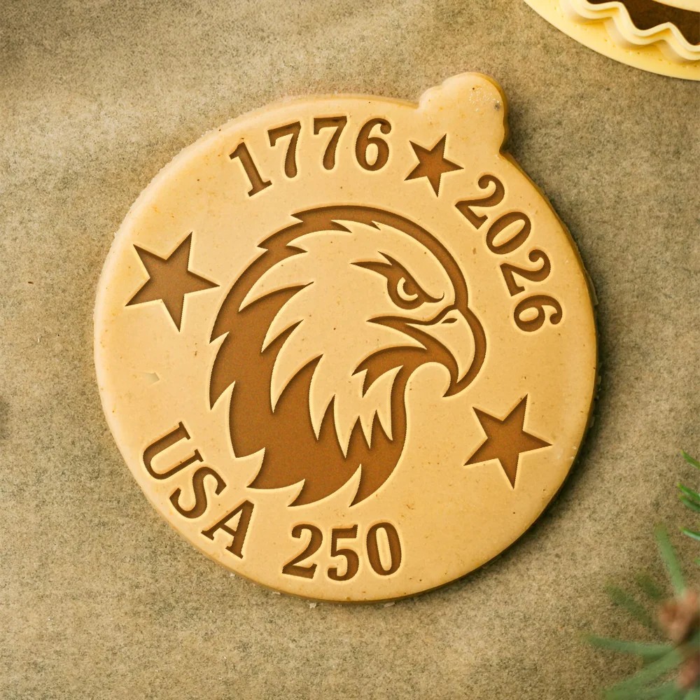 250 Years Of America Anniversary 1776 - 2026 Eagle Cookie Stamp CH07 910630 - Image 4