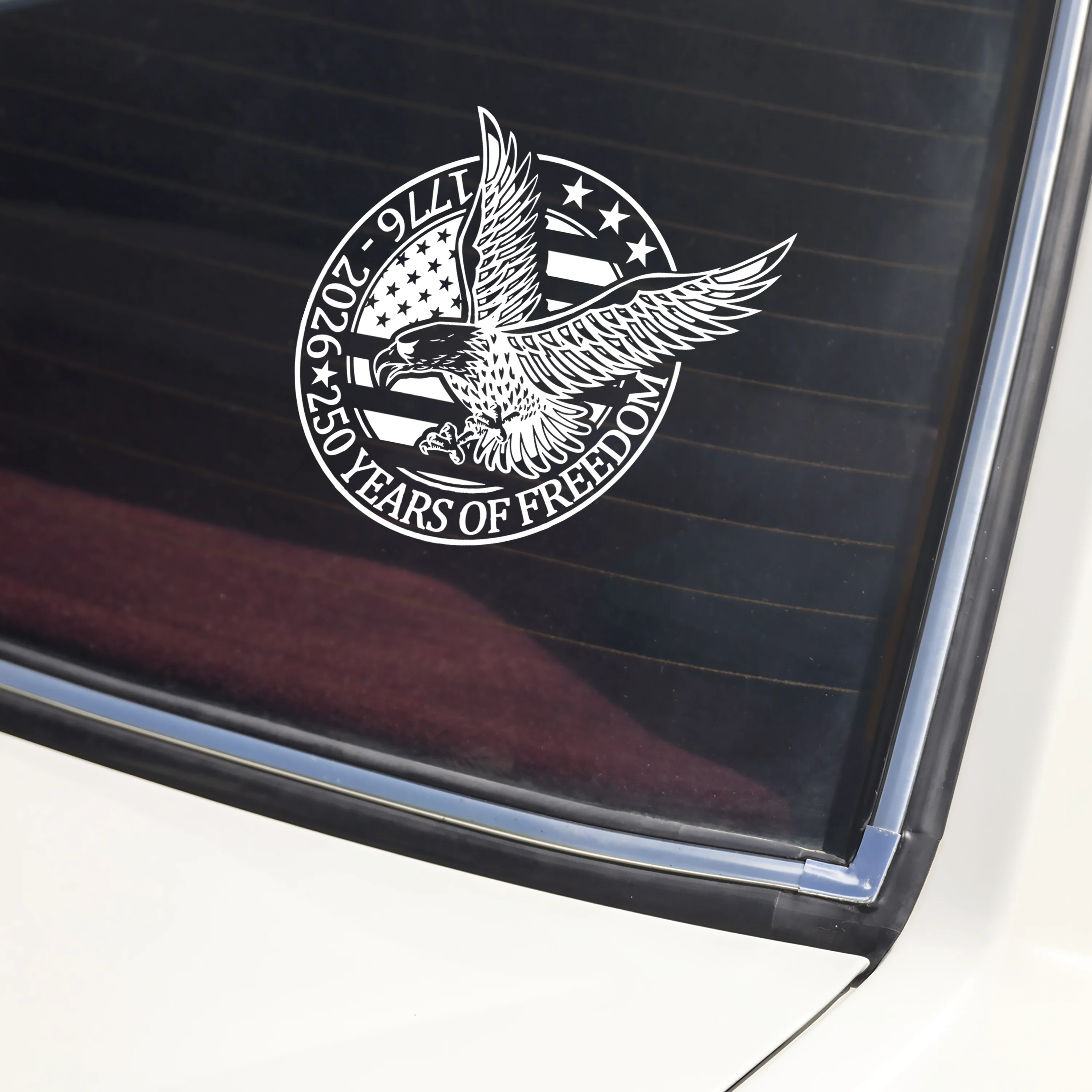 250 Years Of Freedom 1776-2026 Car Window Decal Sticker HA75 898972 - Image 3