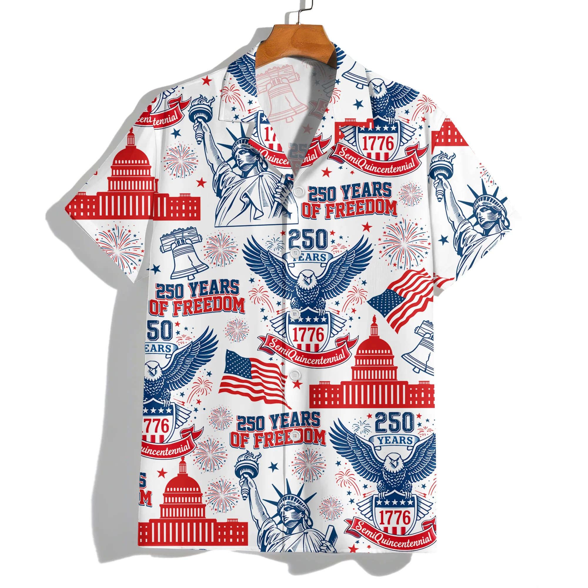 Personalized 250 Years Of Freedom America Hawaii Shirt TH10 898643 - Image 4