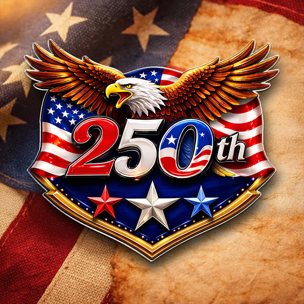 250 Years Eagle Acrylic Pin - USA 1776–2026 Anniversary Patriotic Gift CH07 911068 - Image 4