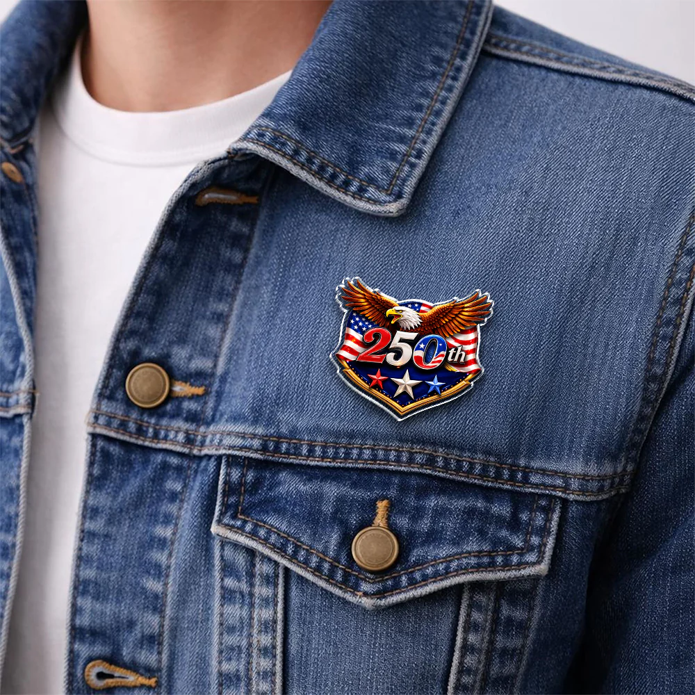 250 Years Eagle Acrylic Pin - USA 1776–2026 Anniversary Patriotic Gift CH07 911068 - Image 7