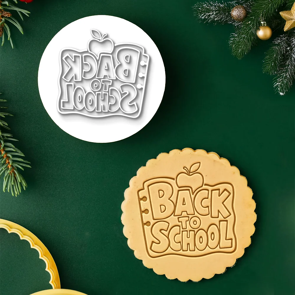 Back To School Cookie Stamp - Baking Gift For Teachers & Students TH10 170455 - Image 3