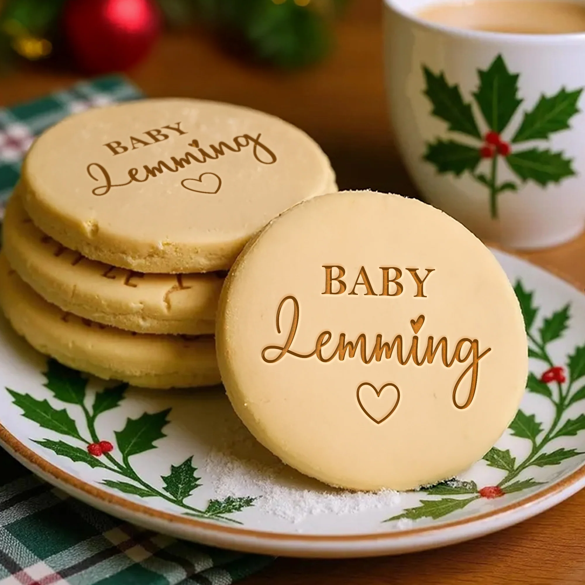 Custom Baby Name Cookie Stamp - Personalized Baking Gift for Baby Shower HO82 903056 - Image 2