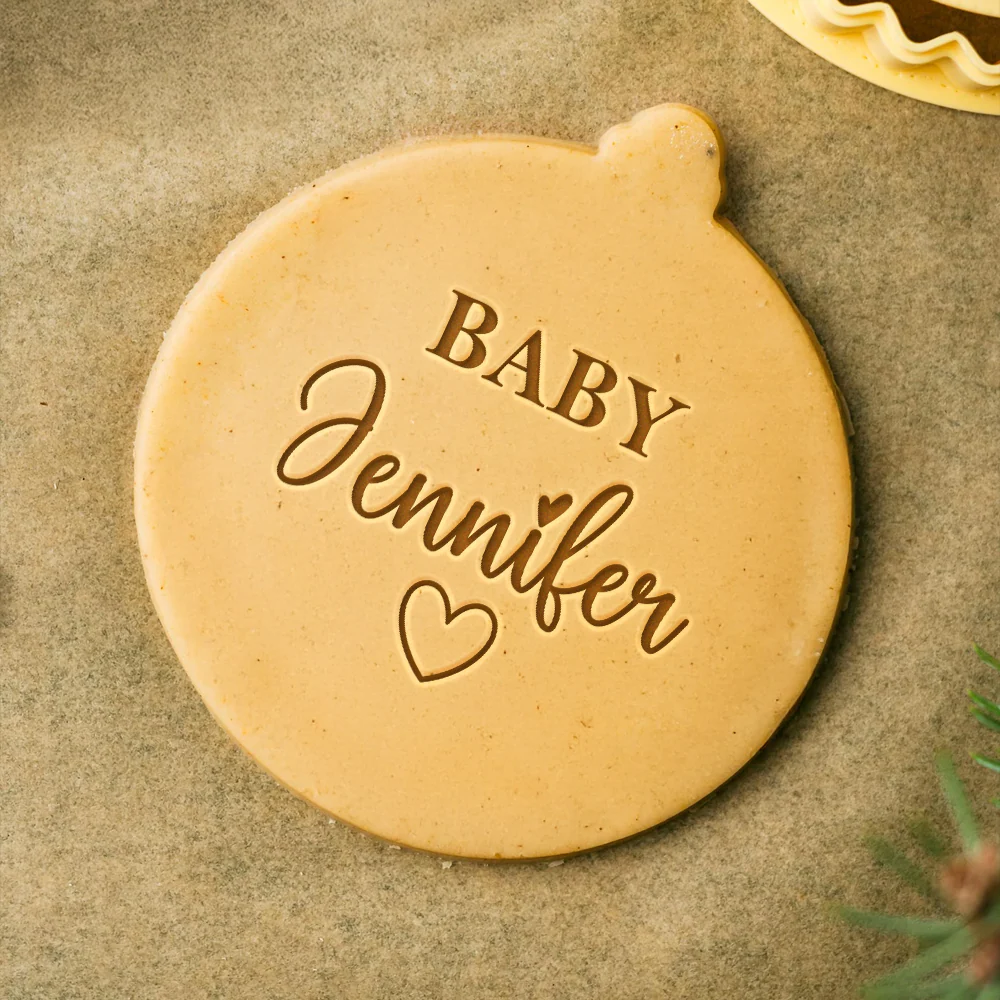 Custom Baby Name Cookie Stamp - Personalized Baking Gift for Baby Shower HO82 903056 - Image 4