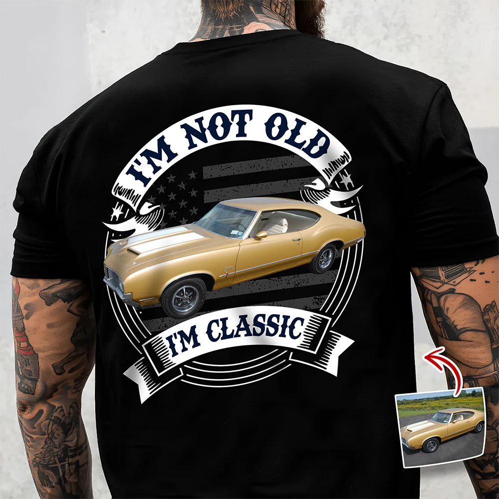 Custom Car Photo This Is How I Roll Back And Front Dark Shirt - Personalized Gifts For Dad, Grandpa, Family, Yourself CH07 180008 - Image 3
