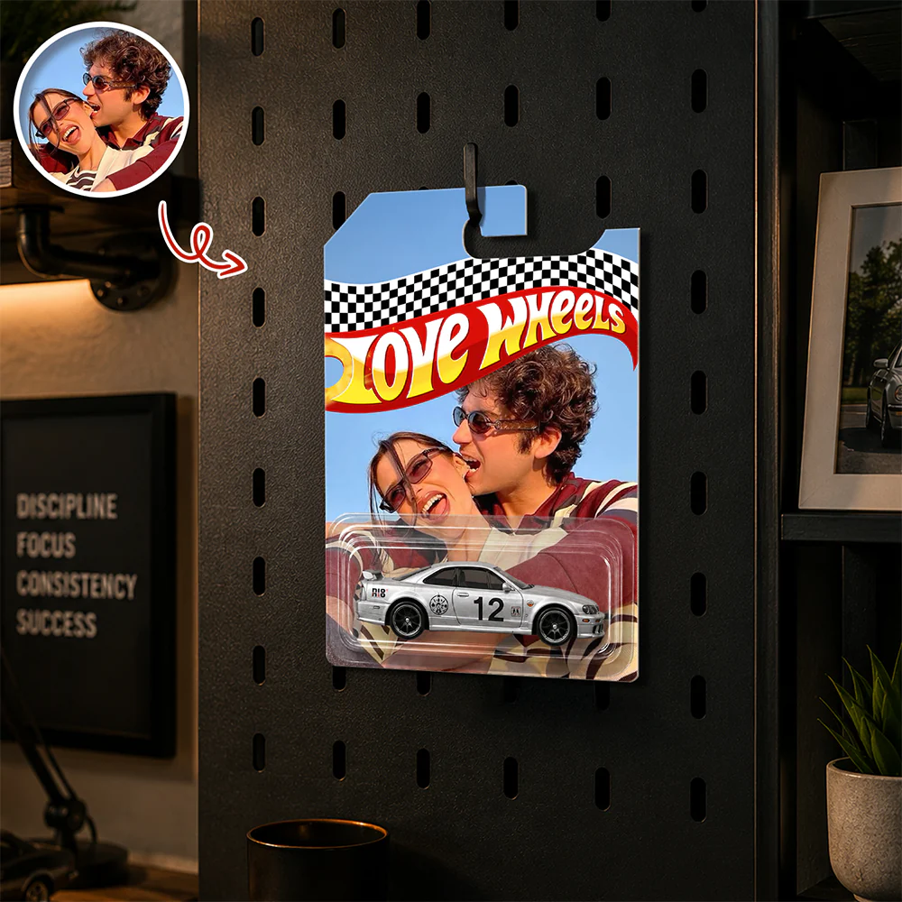 Custom Couple Photo Love Wheels Toy Car - Personalized Anniversary Gift HO82 902698 - Image 6