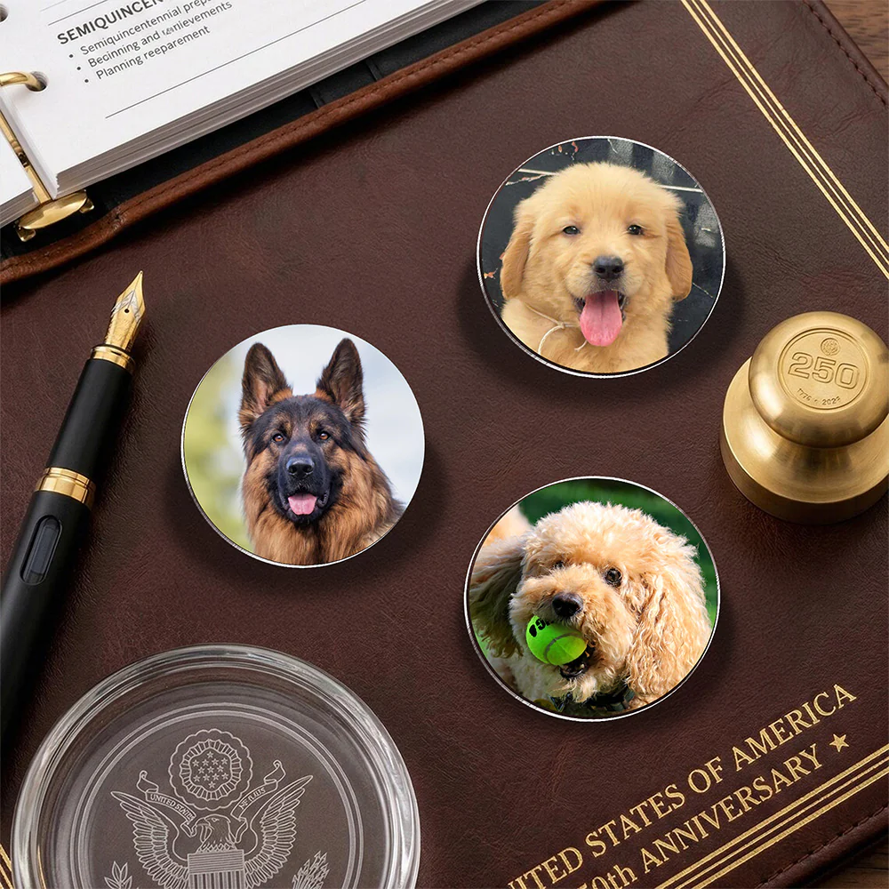 Custom Dog Photo Acrylic Pin – Personalized Gift for Dog Lovers TH10 169385 - Image 3