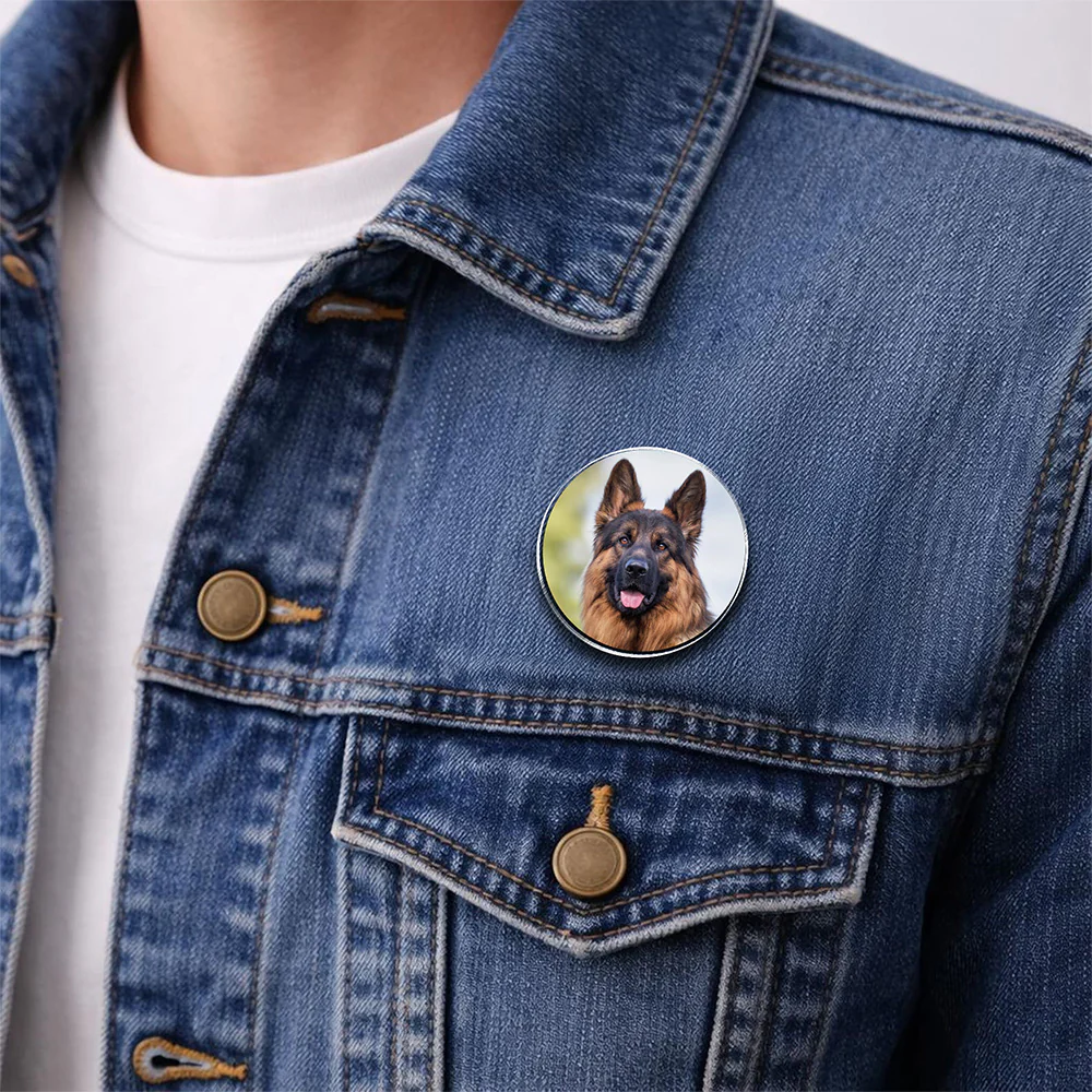 Custom Dog Photo Acrylic Pin – Personalized Gift for Dog Lovers TH10 169385 - Image 4