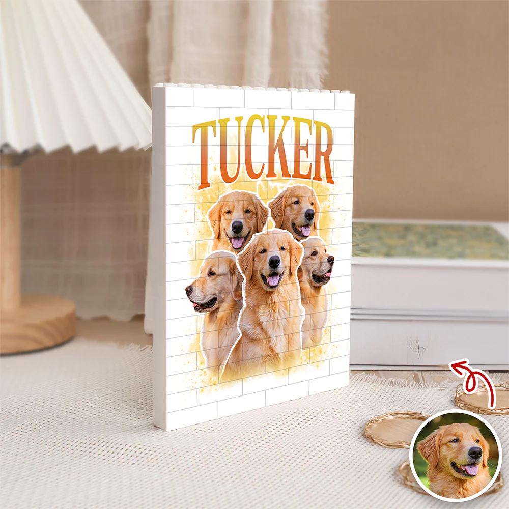 Custom Dog Photo Building Brick Blocks - Gift for Dog Lovers CH07 910794 - Image 5