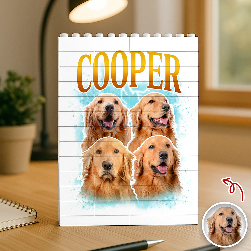 Custom Dog Photo Building Brick Blocks - Gift for Dog Lovers CH07 910794 - Image 7