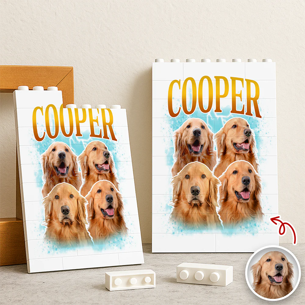 Custom Dog Photo Building Brick Blocks - Gift for Dog Lovers CH07 910794 - Image 8