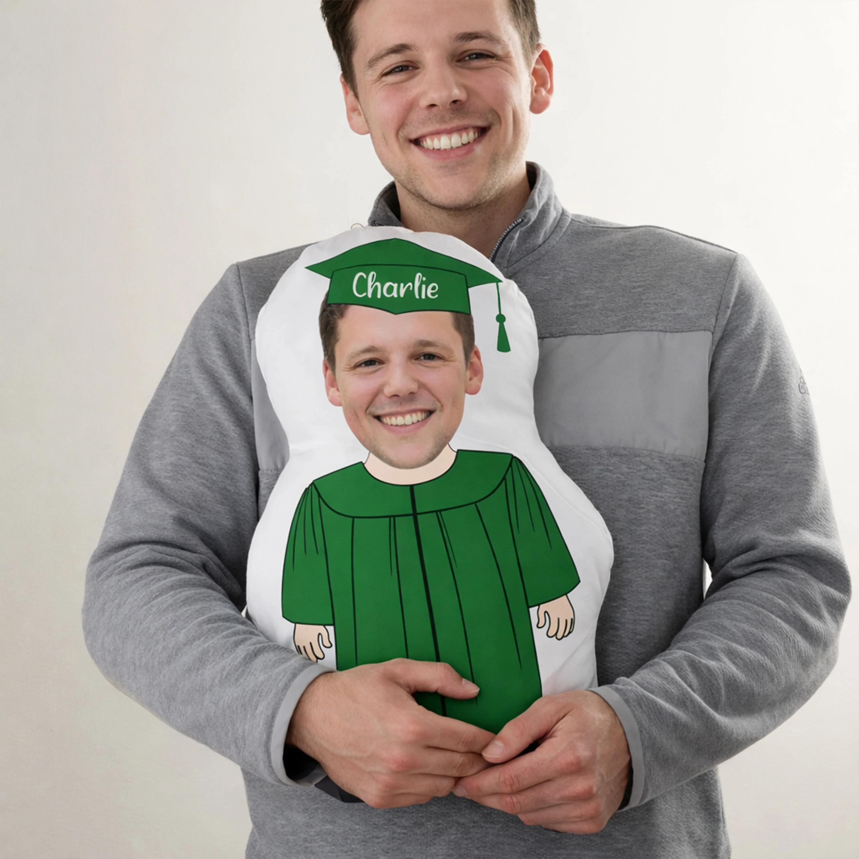 Custom Face Graduation Shaped Pillow - Graduate Gift for Class of 2026 LM32 899325 - Image 5