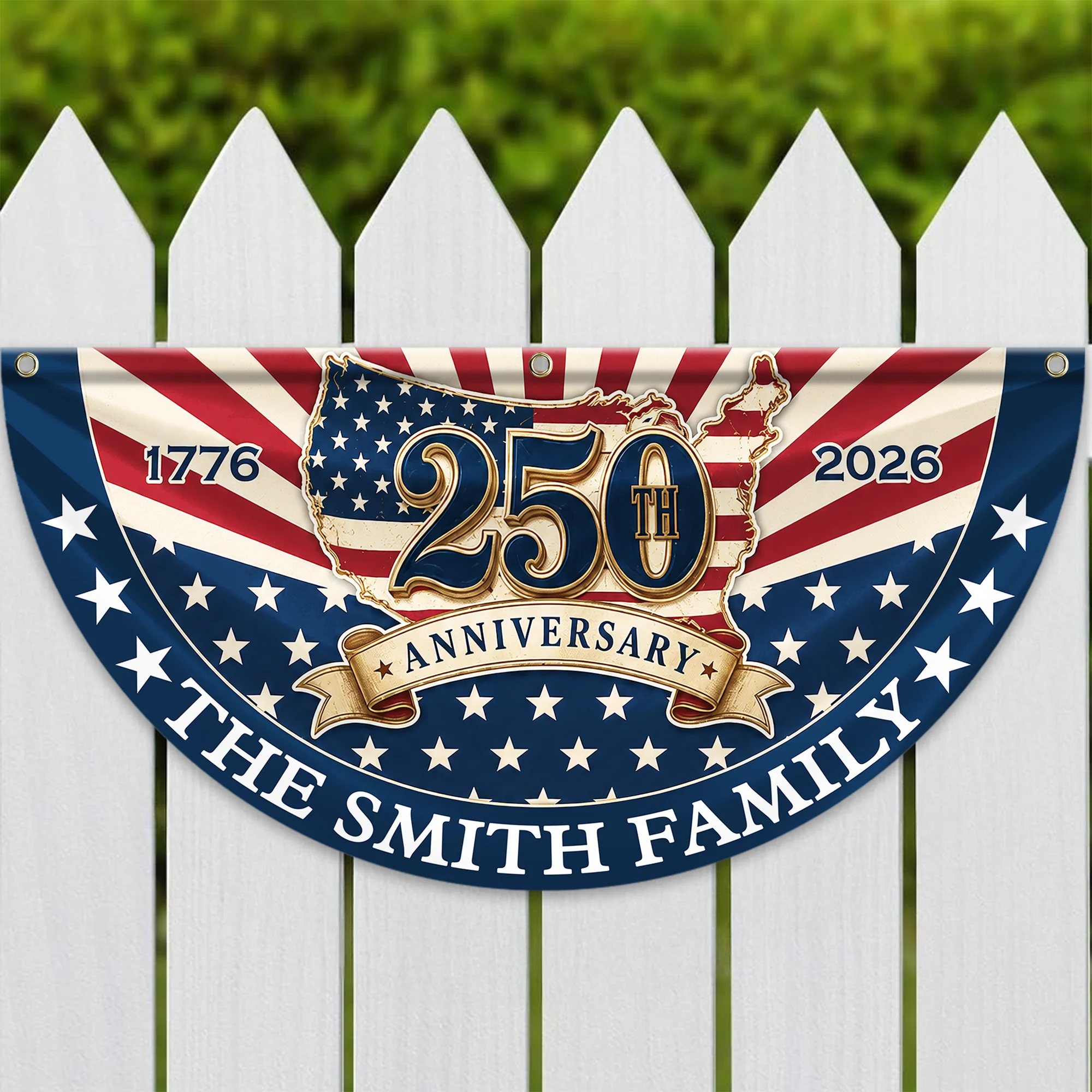 Custom Family Name 250th Anniversary 1776-2026 America Flag CH07 911976 - Image 6