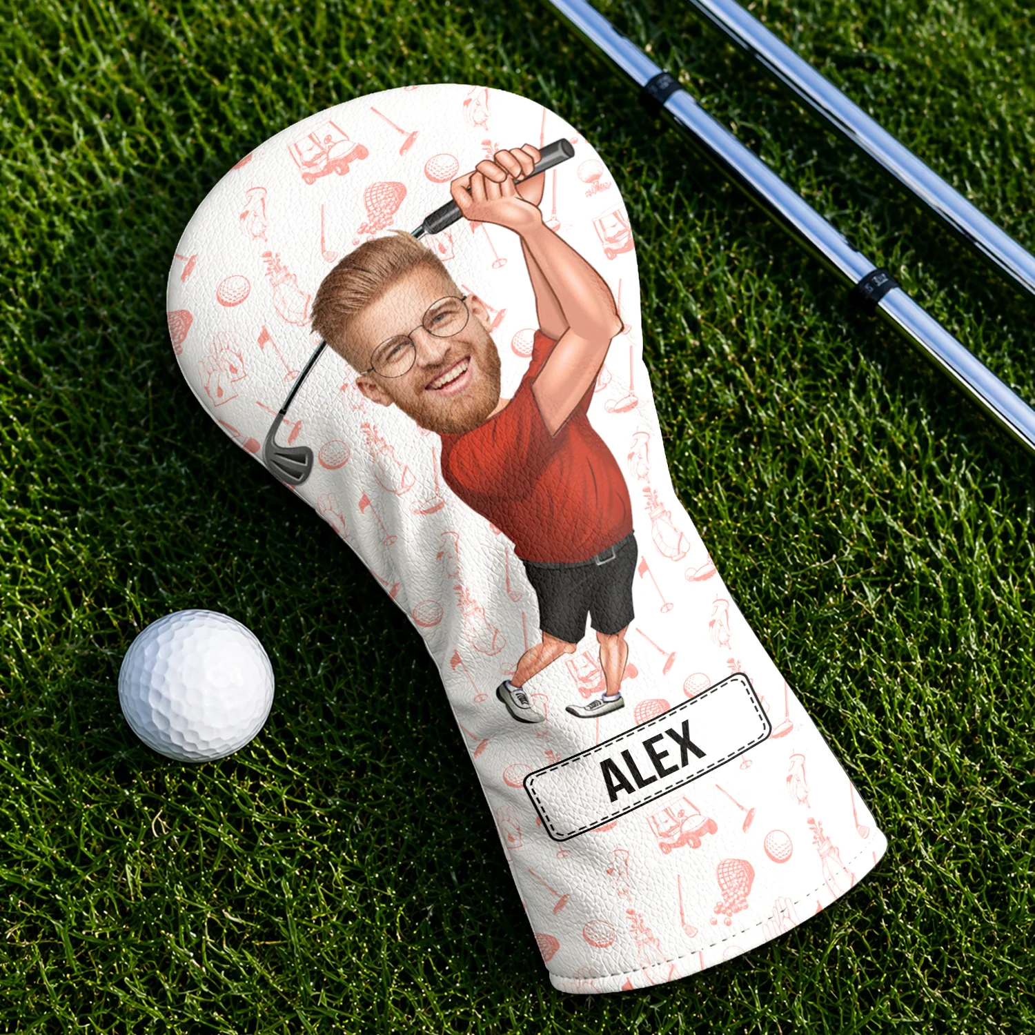 Custom Funny Golfer Photo Golf Head Cover - Golf Lovers Gift CH07 911430 - Image 6