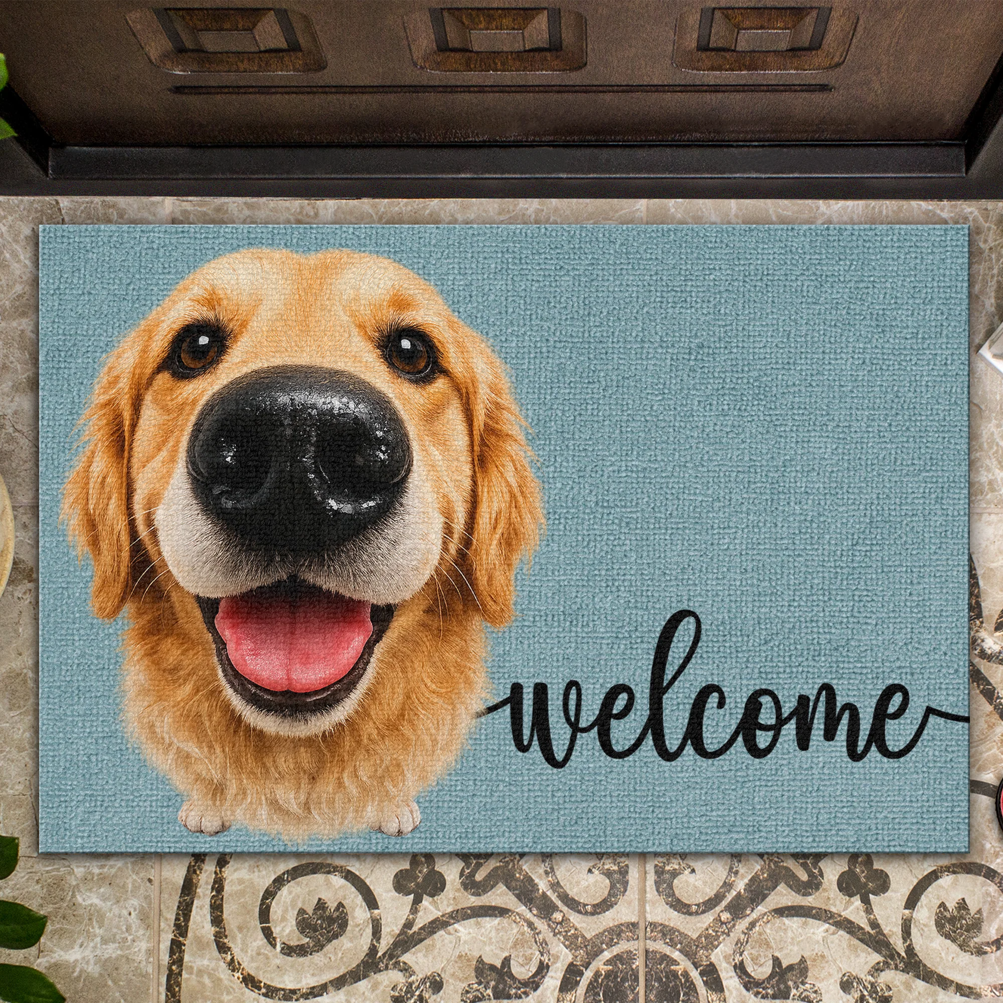 Custom Funny Pet Face Welcome Home Doormat - Personalized Gift For Pet Lovers CH07 911938 - Image 4