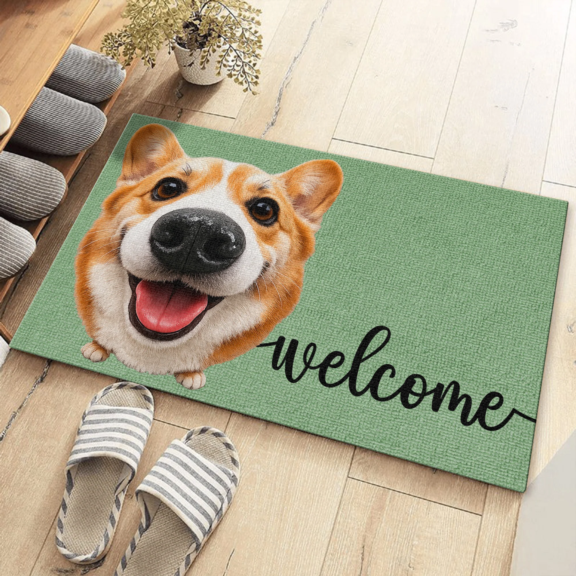 Custom Funny Pet Face Welcome Home Doormat - Personalized Gift For Pet Lovers CH07 911938 - Image 5