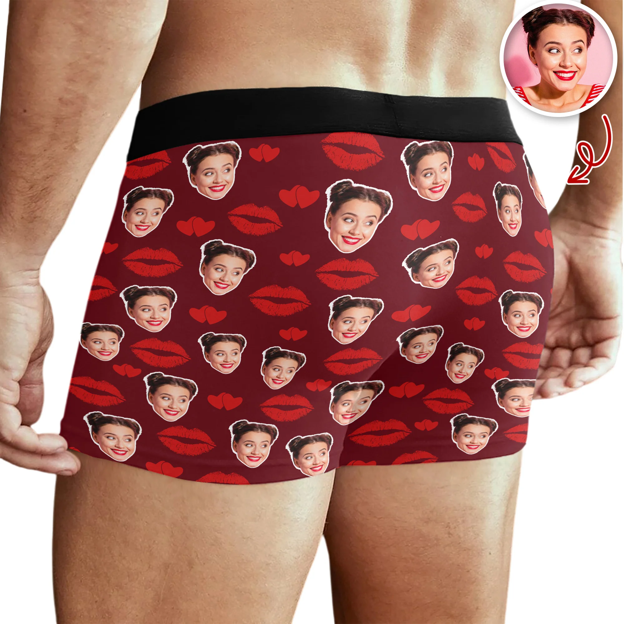 Custom Funny Photo So Big! Personalized Men's Boxer Valentine Gift,  Anniversary Gift HA75 898932 - Image 7