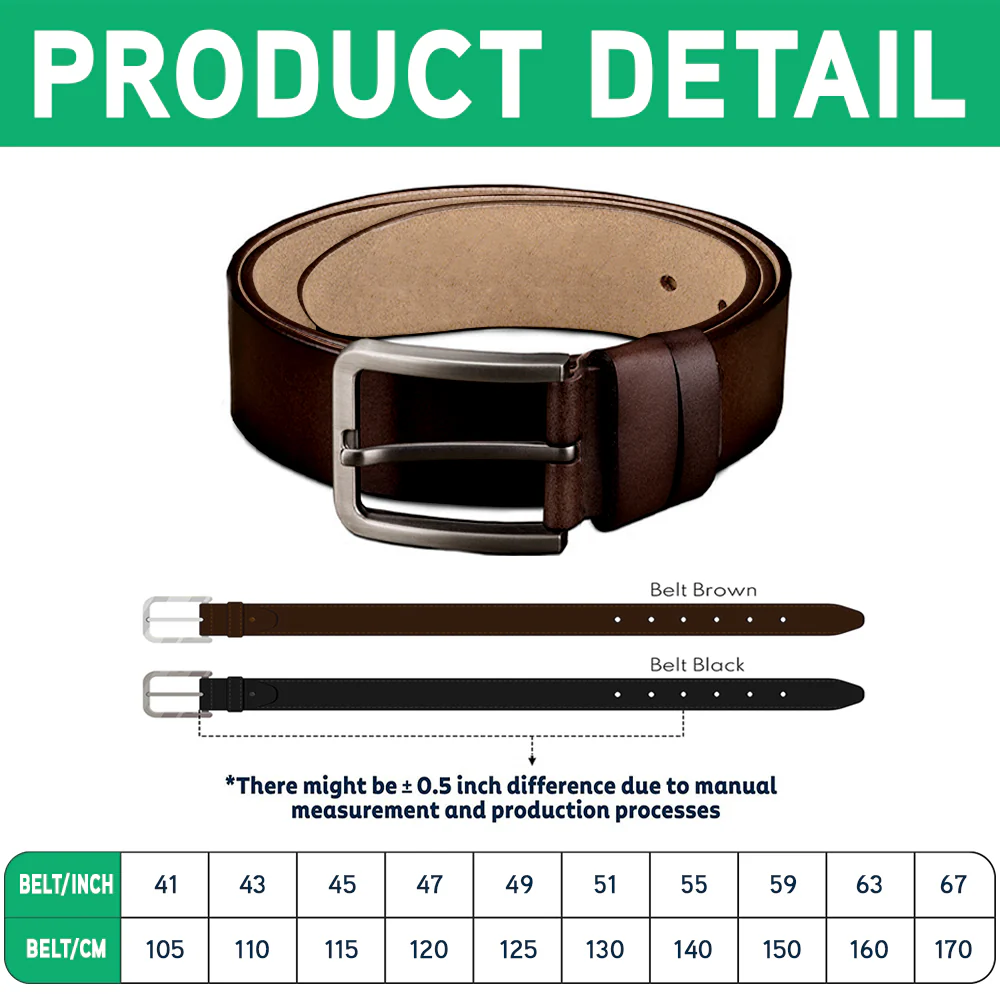 Custom Kid Names This Belt Belongs To The World’s Best Dad Leather Belt - Personalized Gift for Father LM32 899789 - Image 7