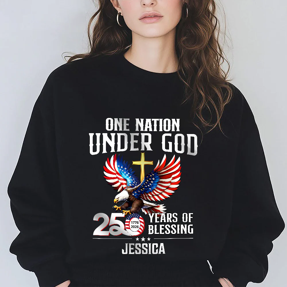 Custom Name 250 Years of Blessing America Dark Shirt LM32 899107 - Image 4