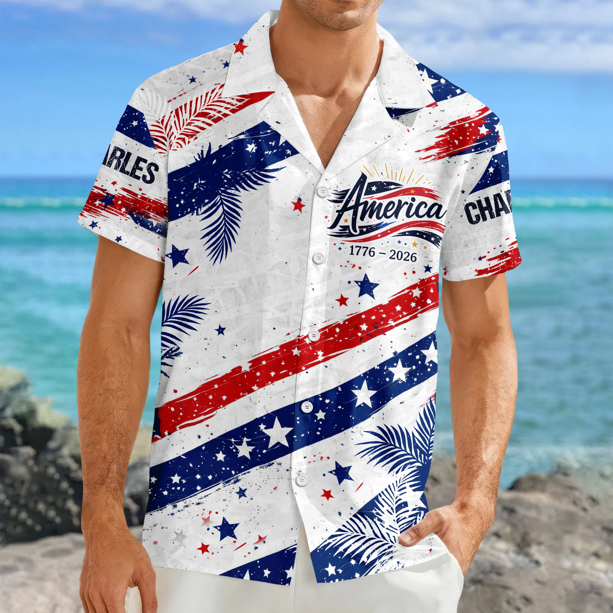Custom Name 250 Years Semiquincentennial 1776-2026 Hawaii shirt HO82 901700 - Image 7