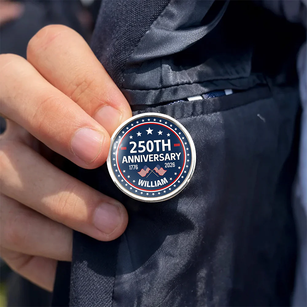 Custom Name America 250th Anniversary 1776-2026 Lapel Pin LM32 899691 - Image 5