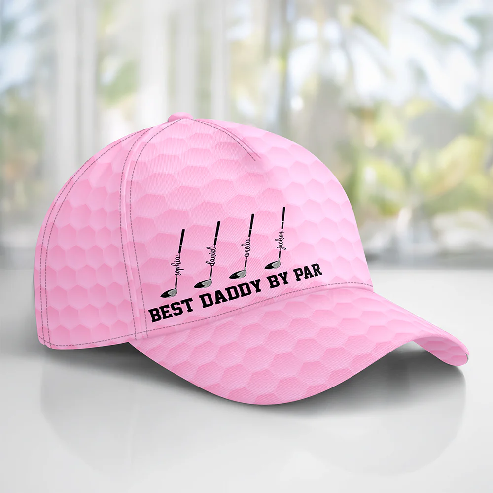 Custom Name Best Dad By Par Classic Cap CH07 911370 - Image 3