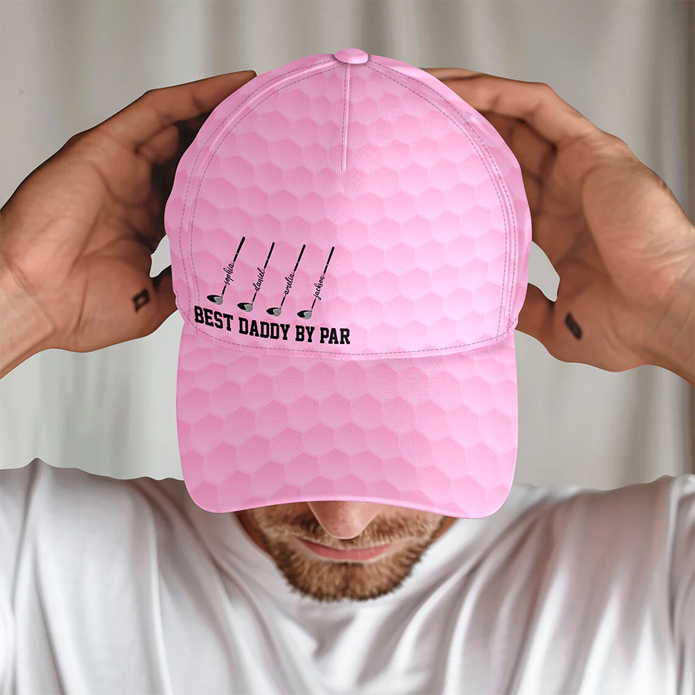 Custom Name Best Dad By Par Classic Cap CH07 911370 - Image 4