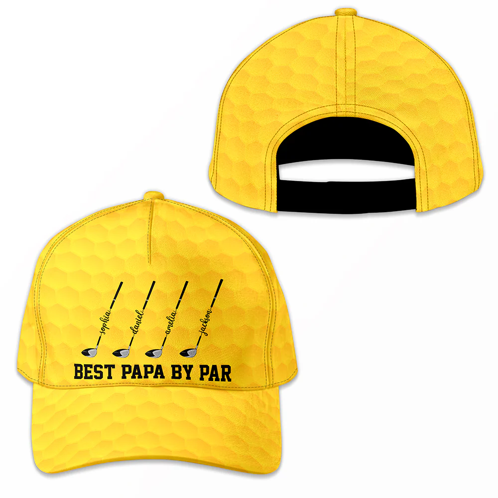 Custom Name Best Dad By Par Classic Cap CH07 911370 - Image 6