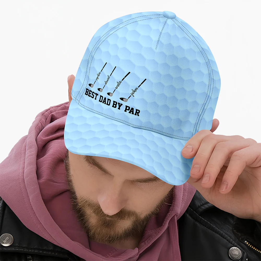 Custom Name Best Dad By Par Classic Cap CH07 911370 - Image 8