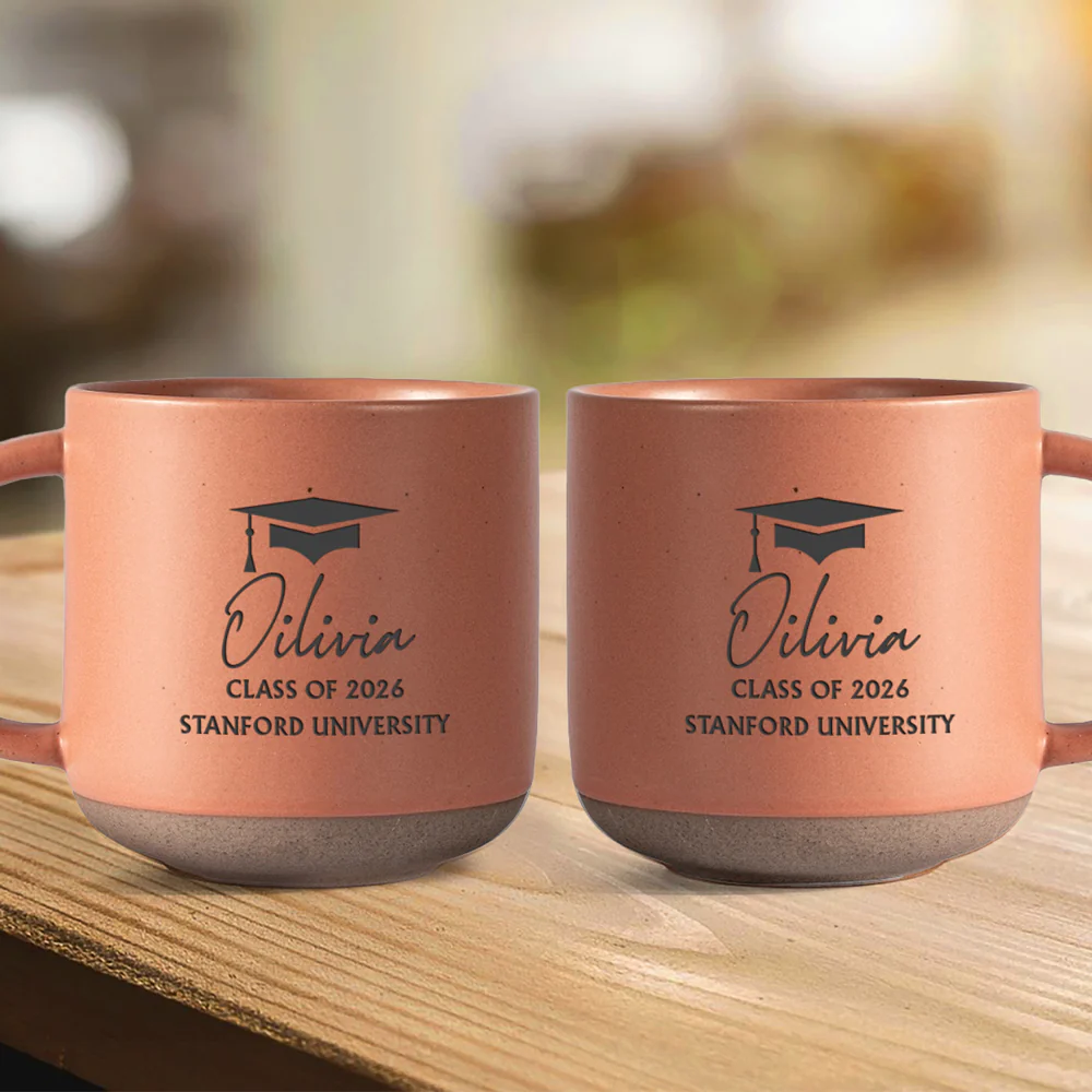 Custom Name Class Of 2026 Graduation Engraved Pottery Mug TH10 169165 - Image 5
