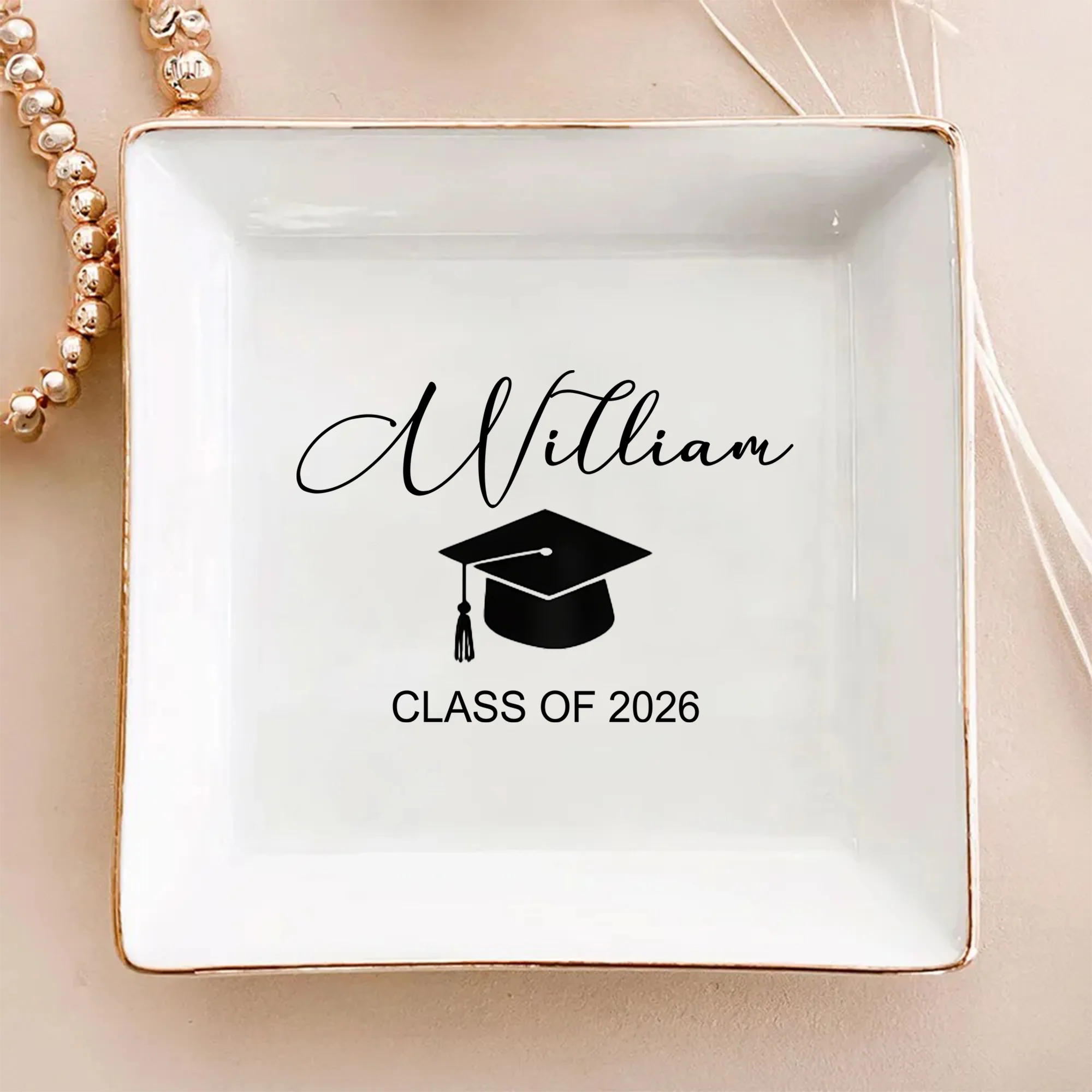 Custom Name Class Of 2026 Ring Dish TH10 898595 - Image 2