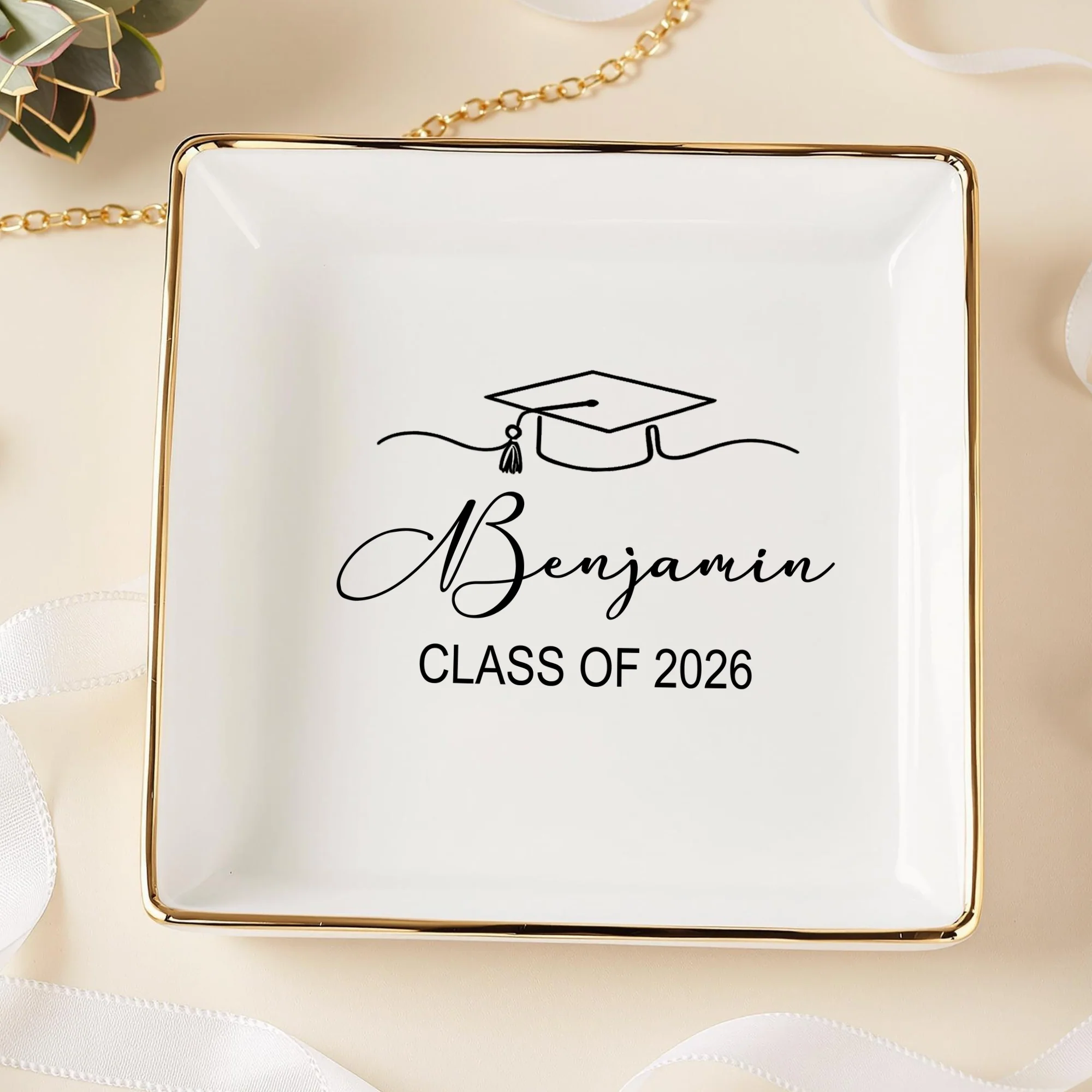 Custom Name Class Of 2026 Ring Dish TH10 898595 - Image 3
