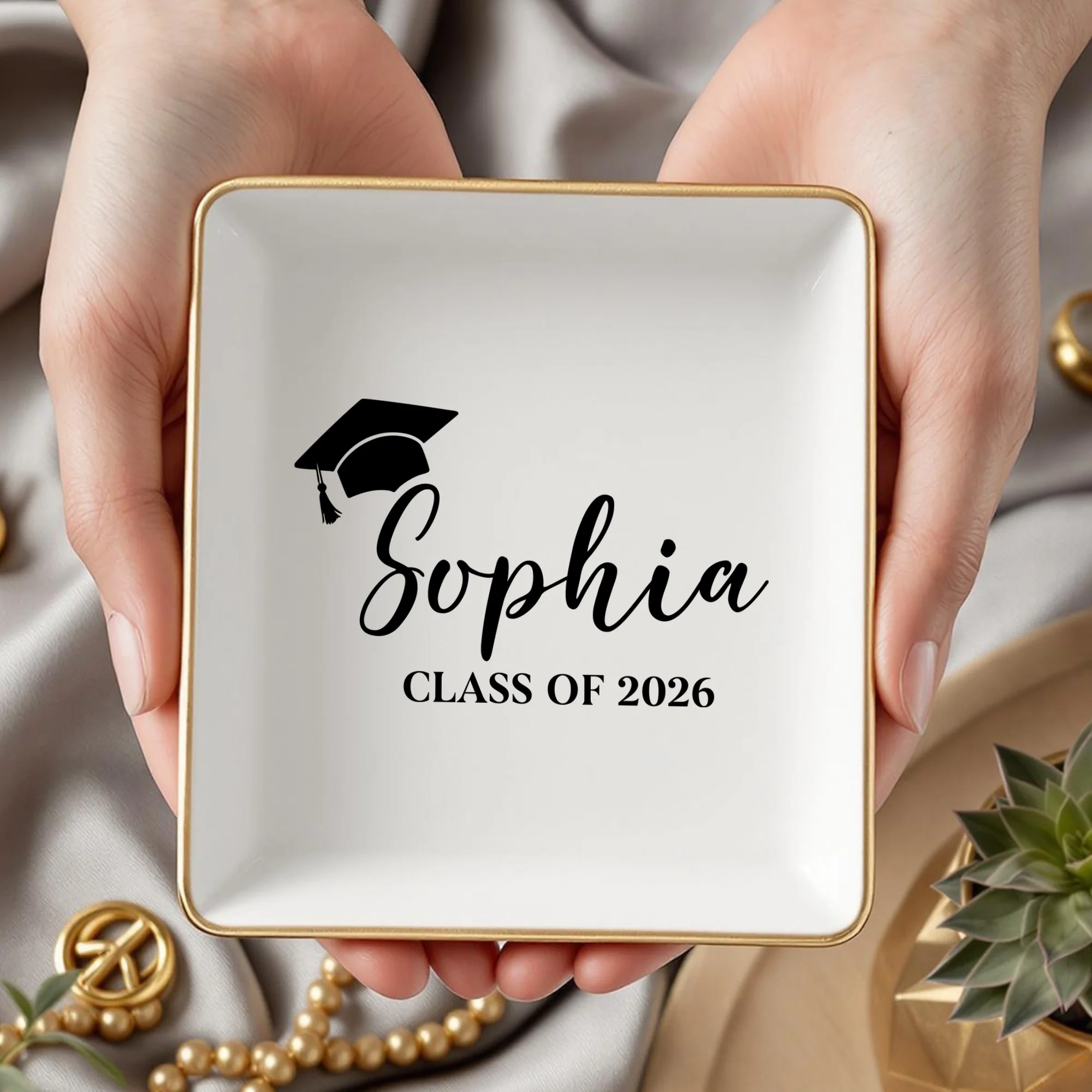 Custom Name Class Of 2026 Ring Dish TH10 898595 - Image 5