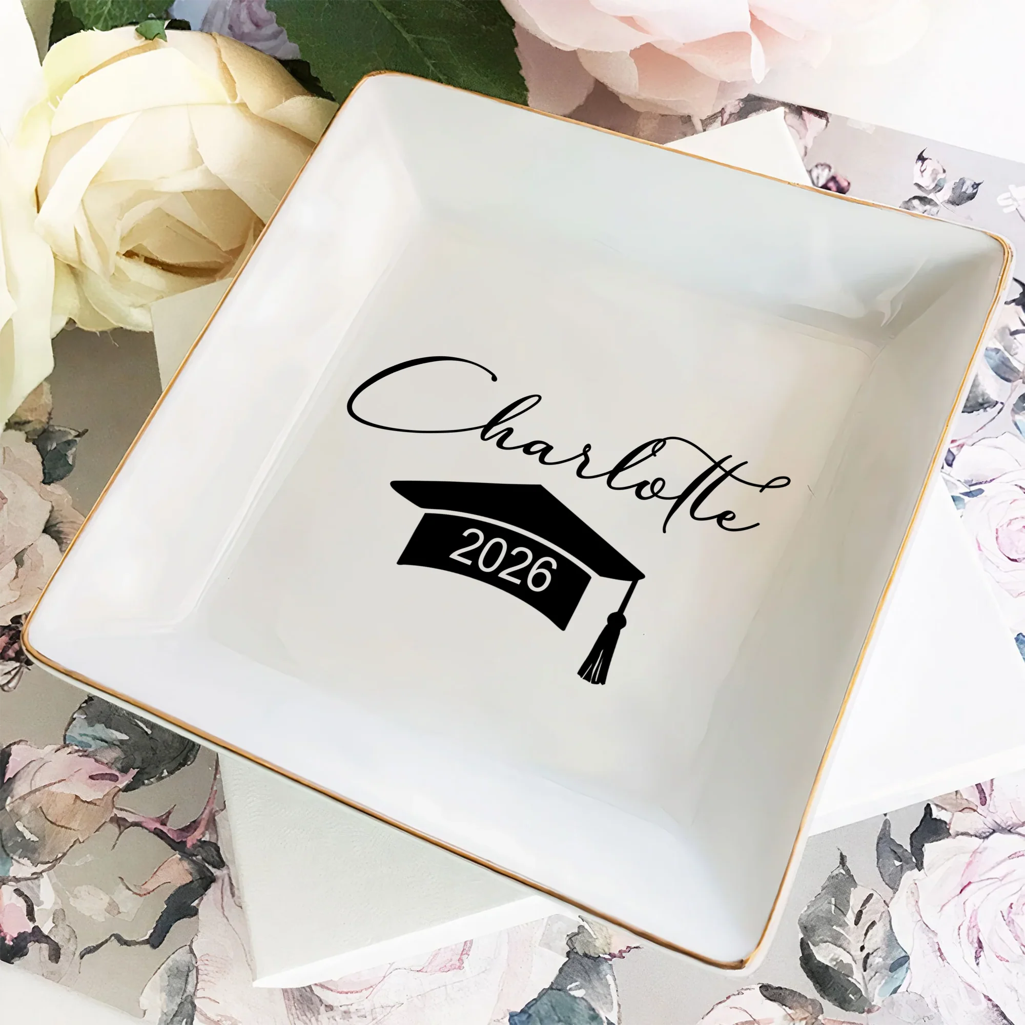 Custom Name Class Of 2026 Ring Dish TH10 898595 - Image 6