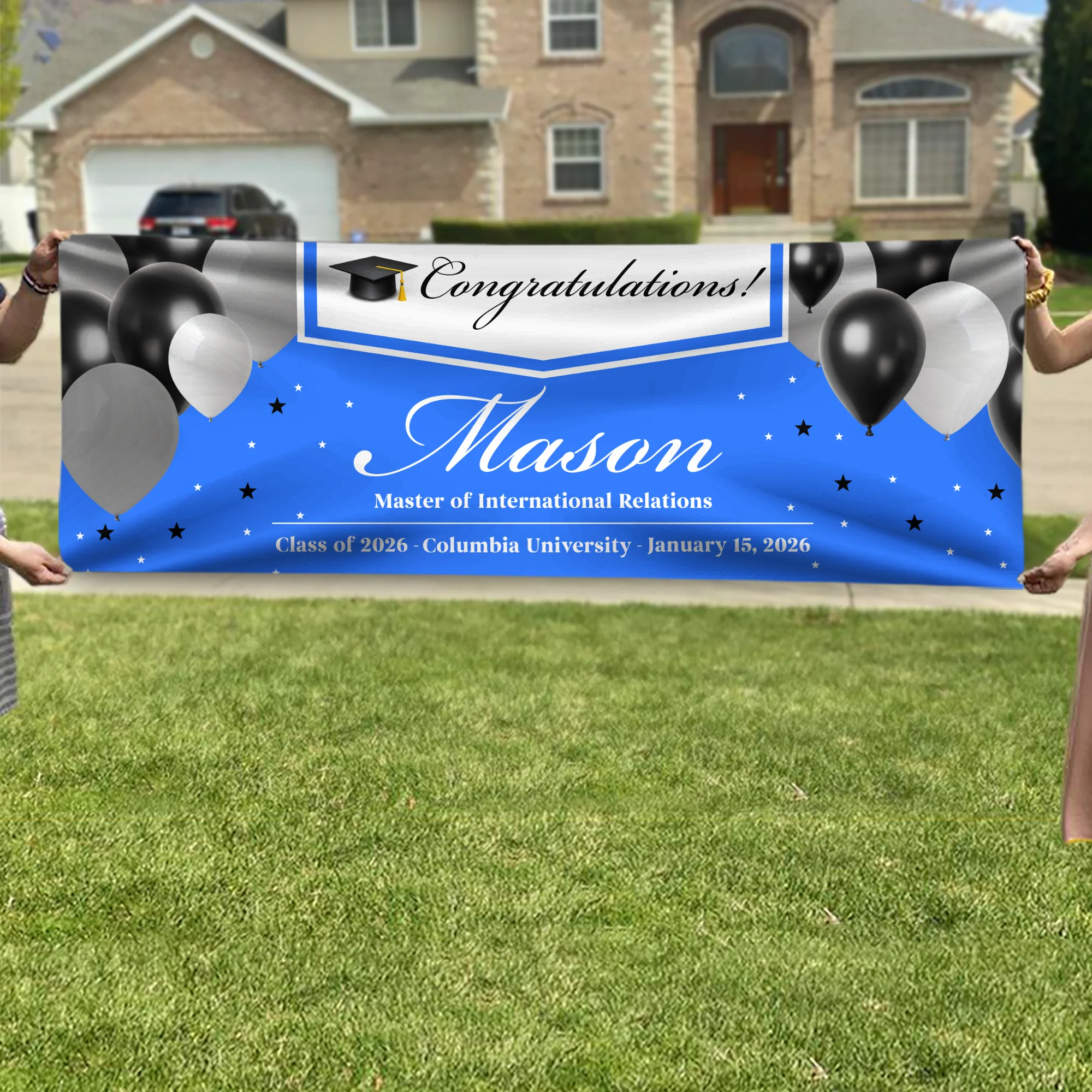 Custom Name Congratulations Banner 2026 - Graduation Decor Gift TH10 898651 - Image 5