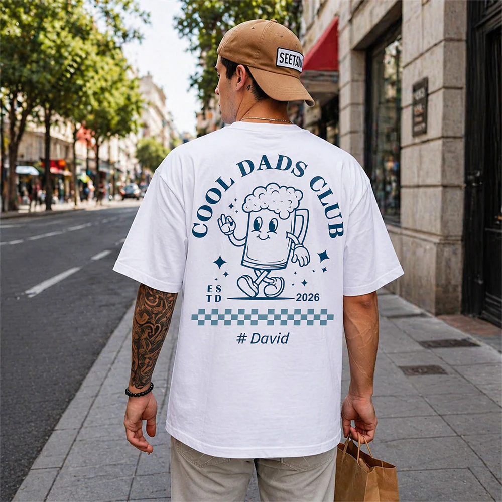 Custom Name Cool Dads Club Back Shirt - Personalized Father’s Day Gift HO82 902434 - Image 3
