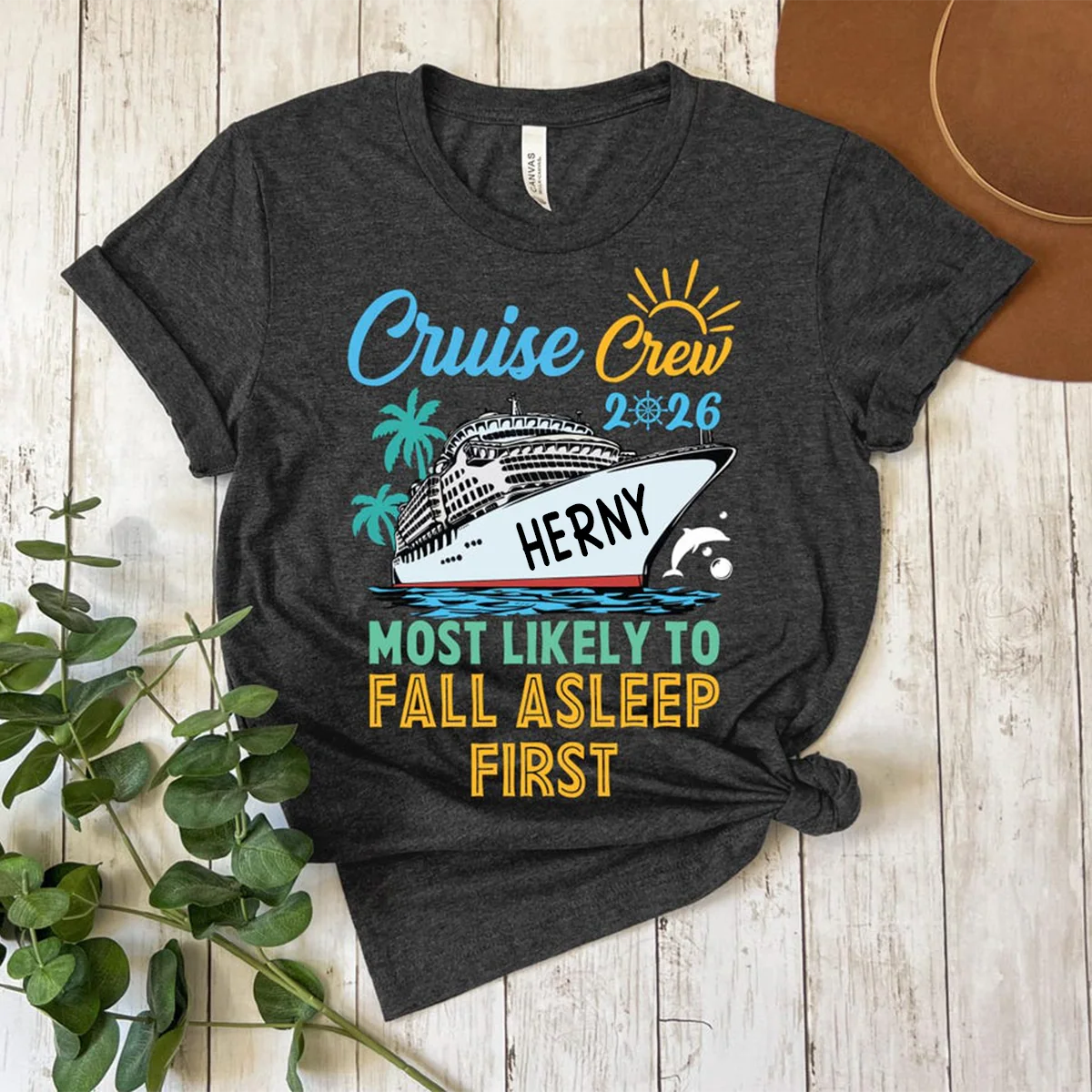 Custom Name Cruise Crew 2026 Most Likely To Family Shirt CH07 910400 - Image 3