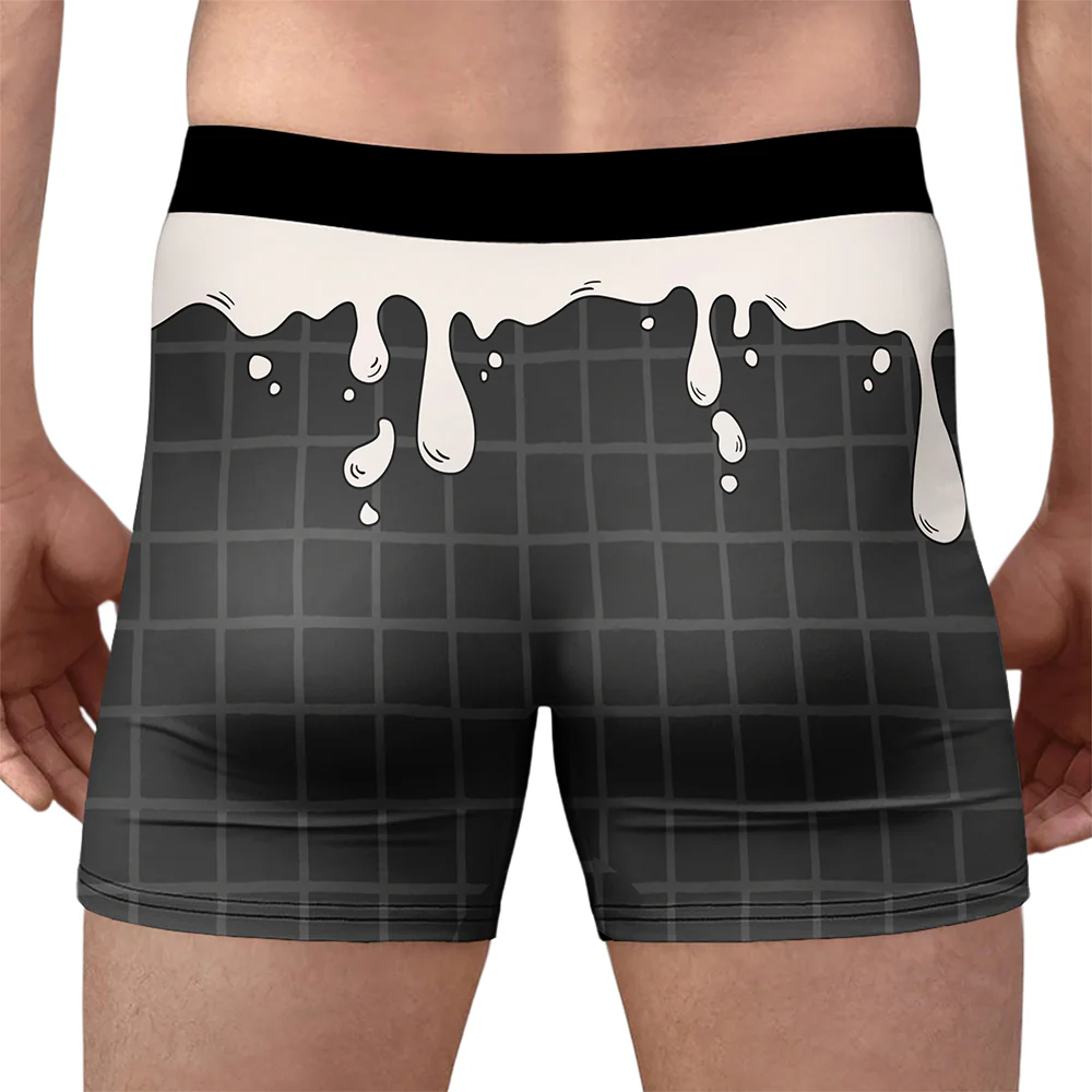 Custom Name Favorite Ice Cream Flavour Boxers - Personalized Gift for Him LM32 899885 - Image 2