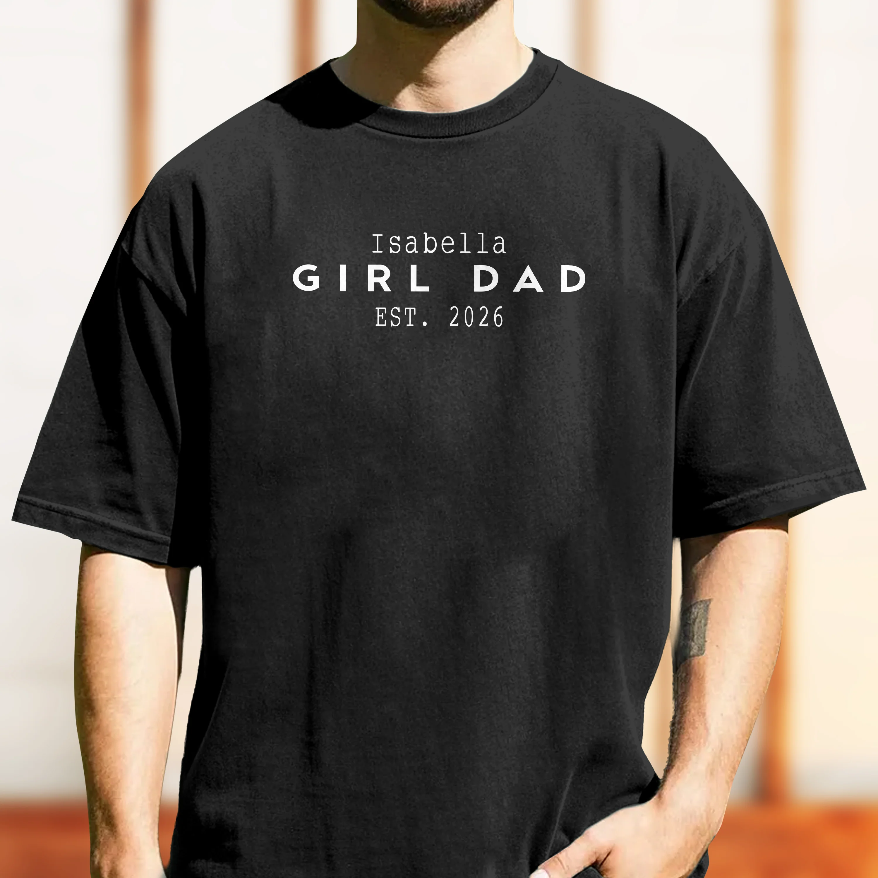 Custom Name Girl Dad Comfort Shirt - Personalized Father’s Day Gift TH10 169695 - Image 3