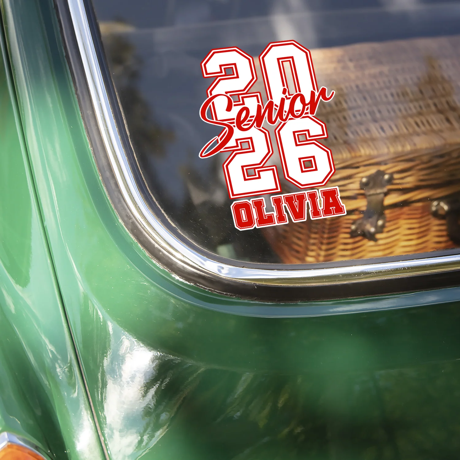 Custom Name Graduation Celebration 2026 Car Window Decal Sticker TH10 898495 - Image 2