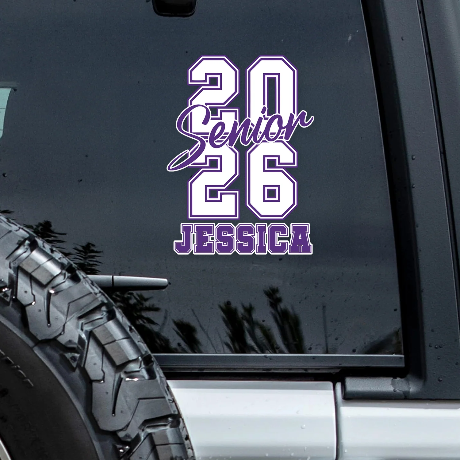 Custom Name Graduation Celebration 2026 Car Window Decal Sticker TH10 898495 - Image 5