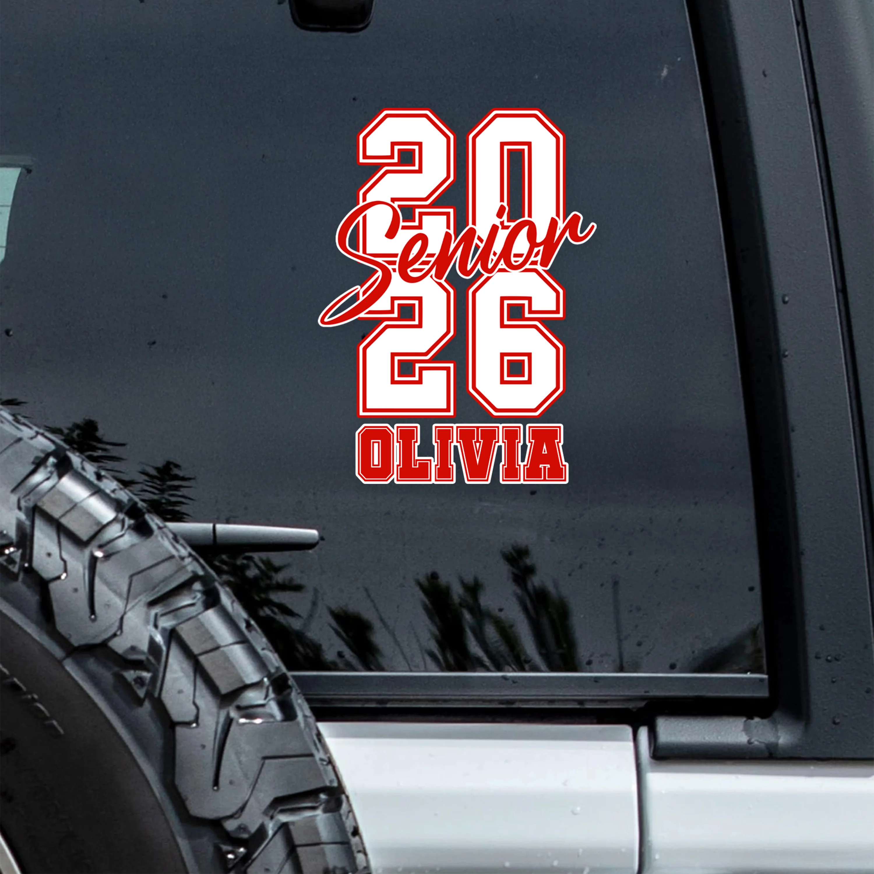 Custom Name Graduation Celebration 2026 Car Window Decal Sticker TH10 898495 - Image 6