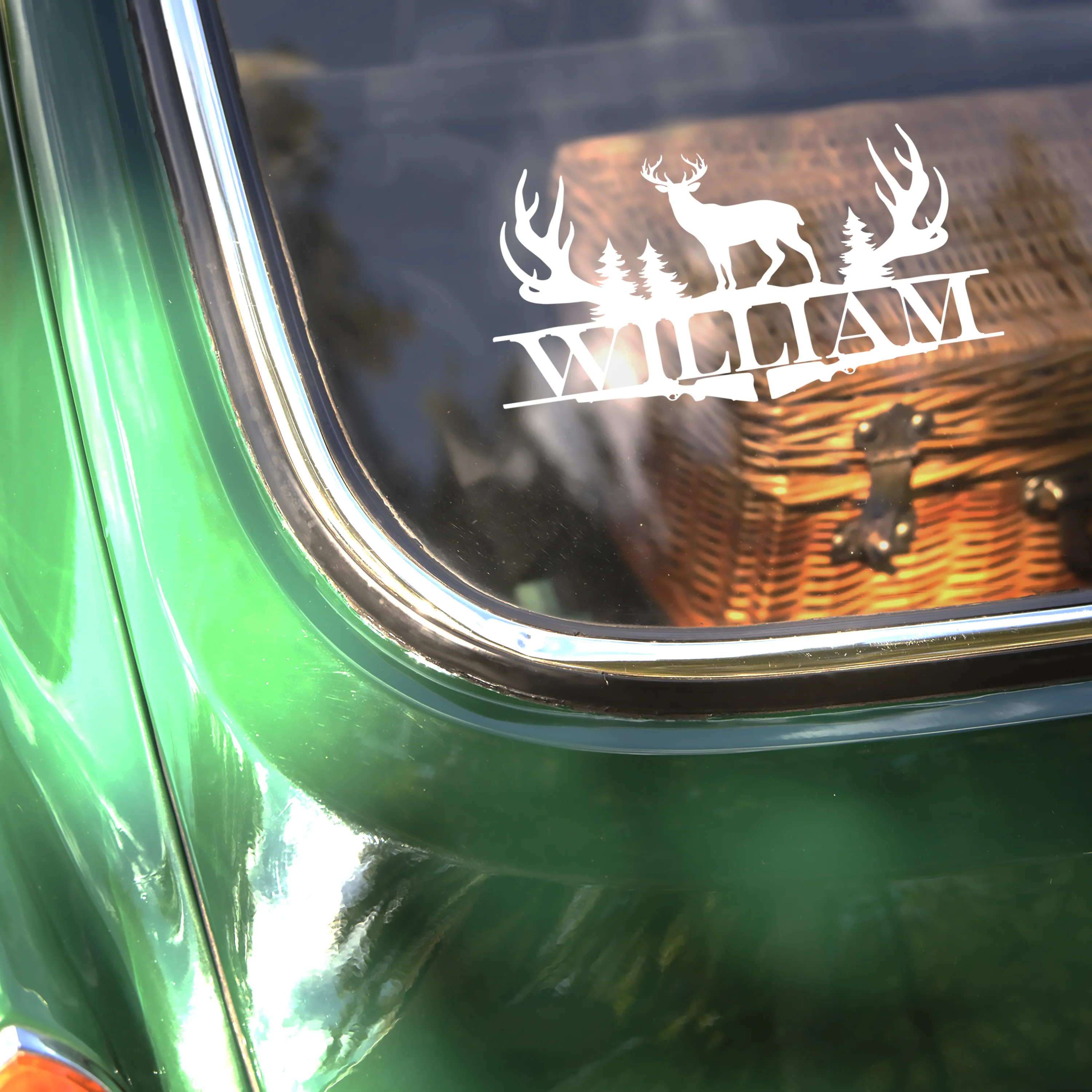 Custom Name Hunting Car Window Decal Sticker CH07 910310 - Image 2