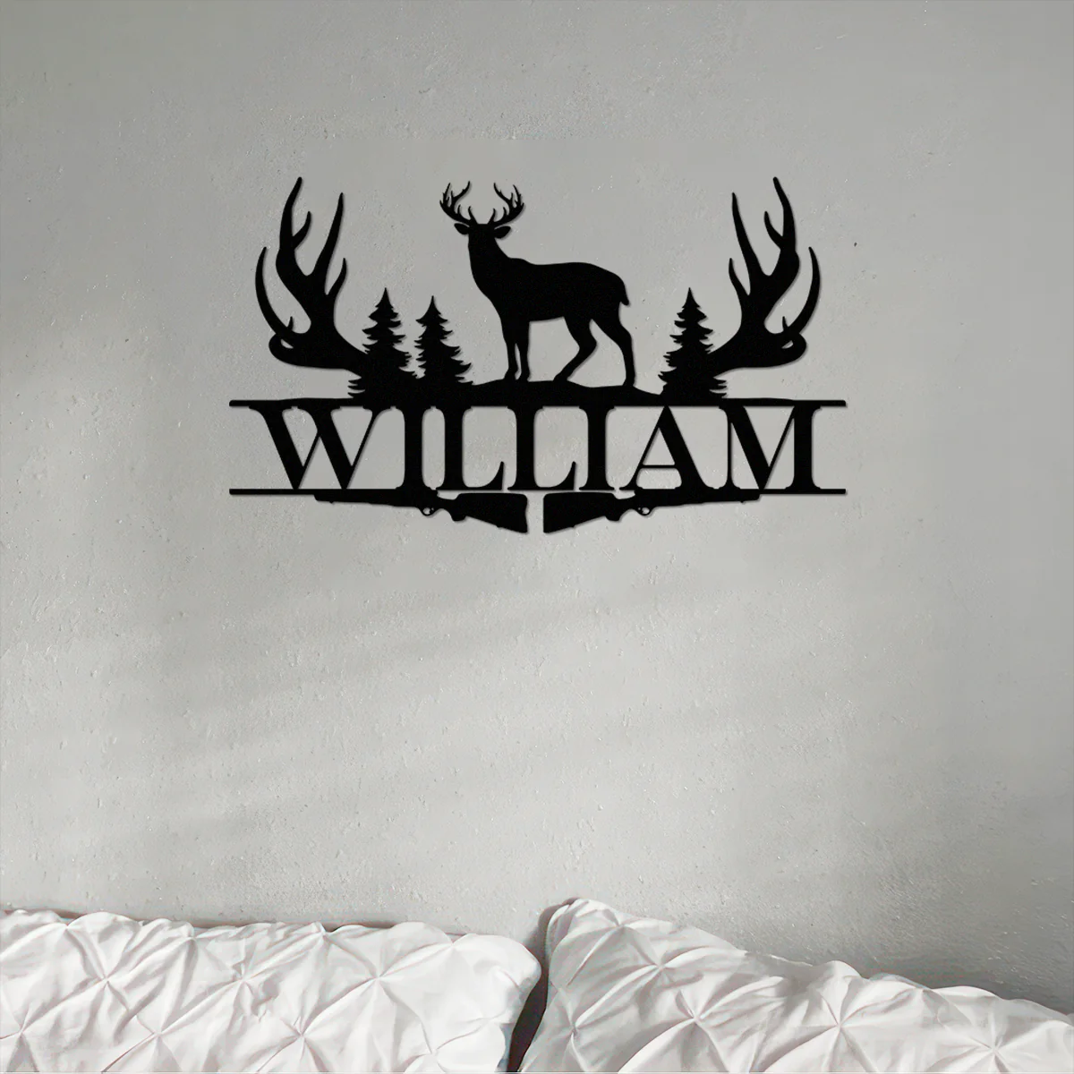 Custom Name Hunting Monogram Metal Sign CH07 910312 - Image 5