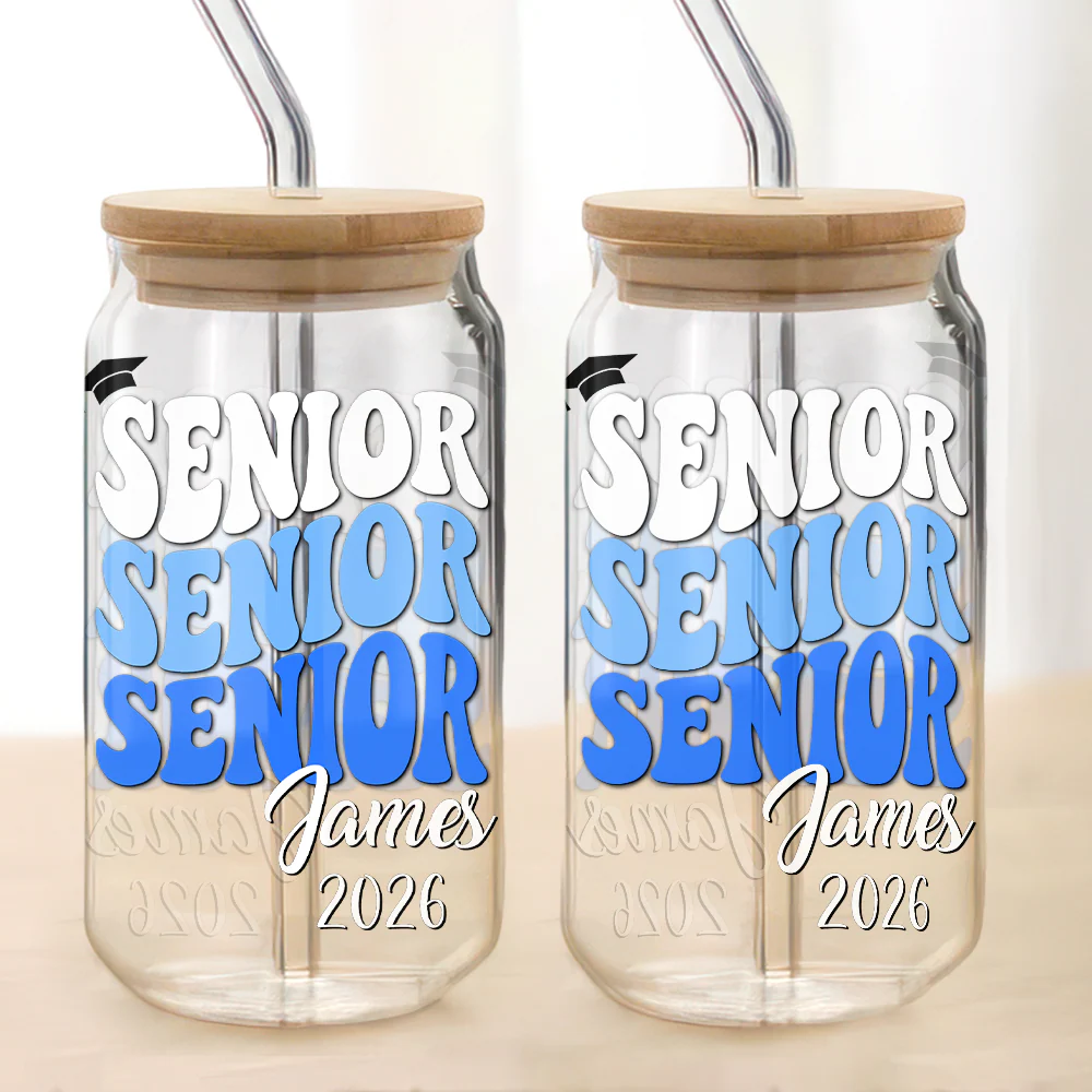Custom Name Senior Glass Can Graduation Gift TH10 898333 - Image 12