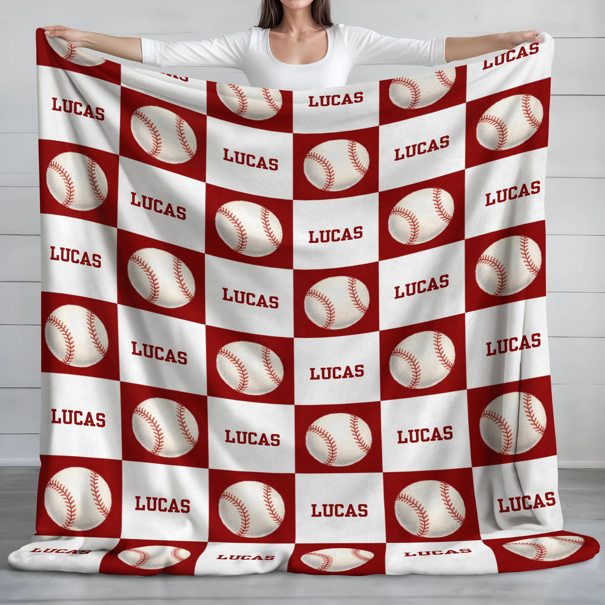 Custom Name Sports Blanket Perfect Gift Sports Lovers TH10 898281 - Image 3